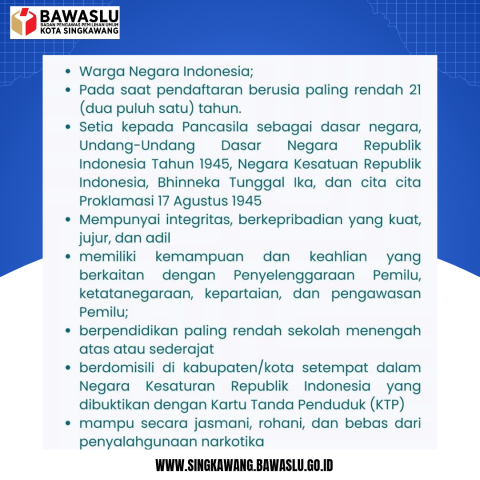 Rekrutmen Pengawas tps