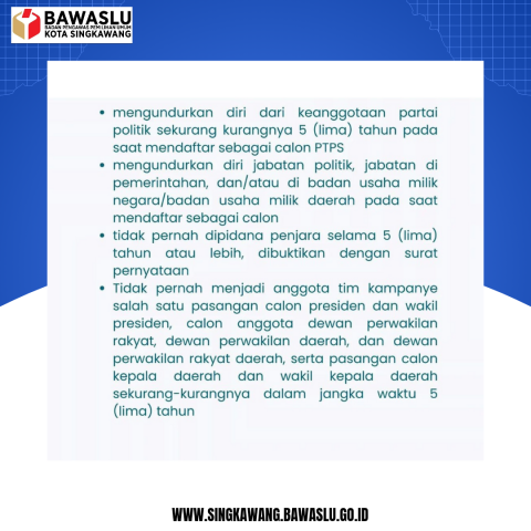 Rekrutmen Pengawas tps