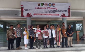 Pemeriksaan Bacalon Walikota dan Wakil Walikota Singkawang